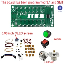 ATU-100 ATU100 1.8-50MHz zestawy DIY atu100mini automatyczny Tuner antenowy N7DDC 7x7 Firmware zaprogramowany/SMT/ Chip lutowany/+ OLED