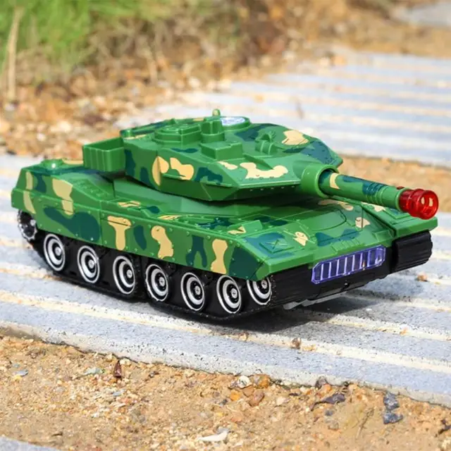 Kids Electric Deformation Robots Combat Tank Toy Flashing Led Light Music Car Boy Gift Toy Electric Universal Wheel Vehicles New 5