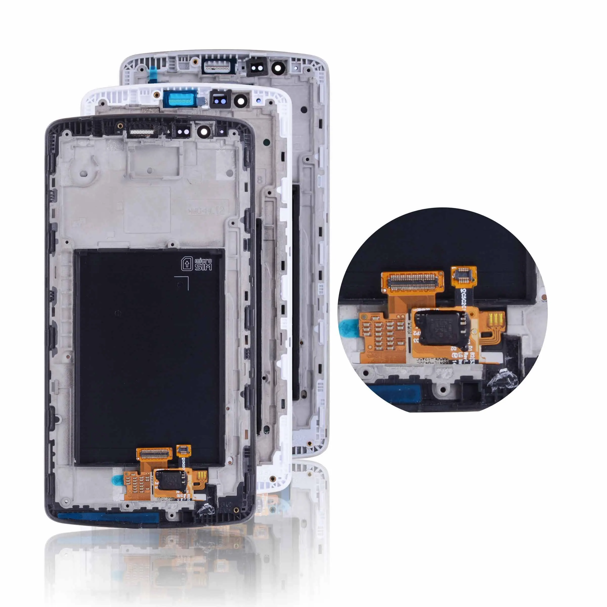 Для LG G3 lcd D850 D851 D855 ЖК дисплей с кодирующий преобразователь сенсорного экрана в