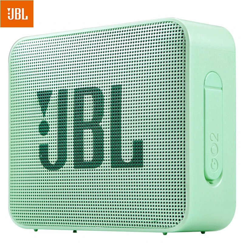 JBL GO2 Беспроводная Bluetooth мини-Колонка IPX7 водонепроницаемая Спортивная Портативная колонка 3,5 мм перезаряжаемая батарея с микрофоном - Цвет: Light Green