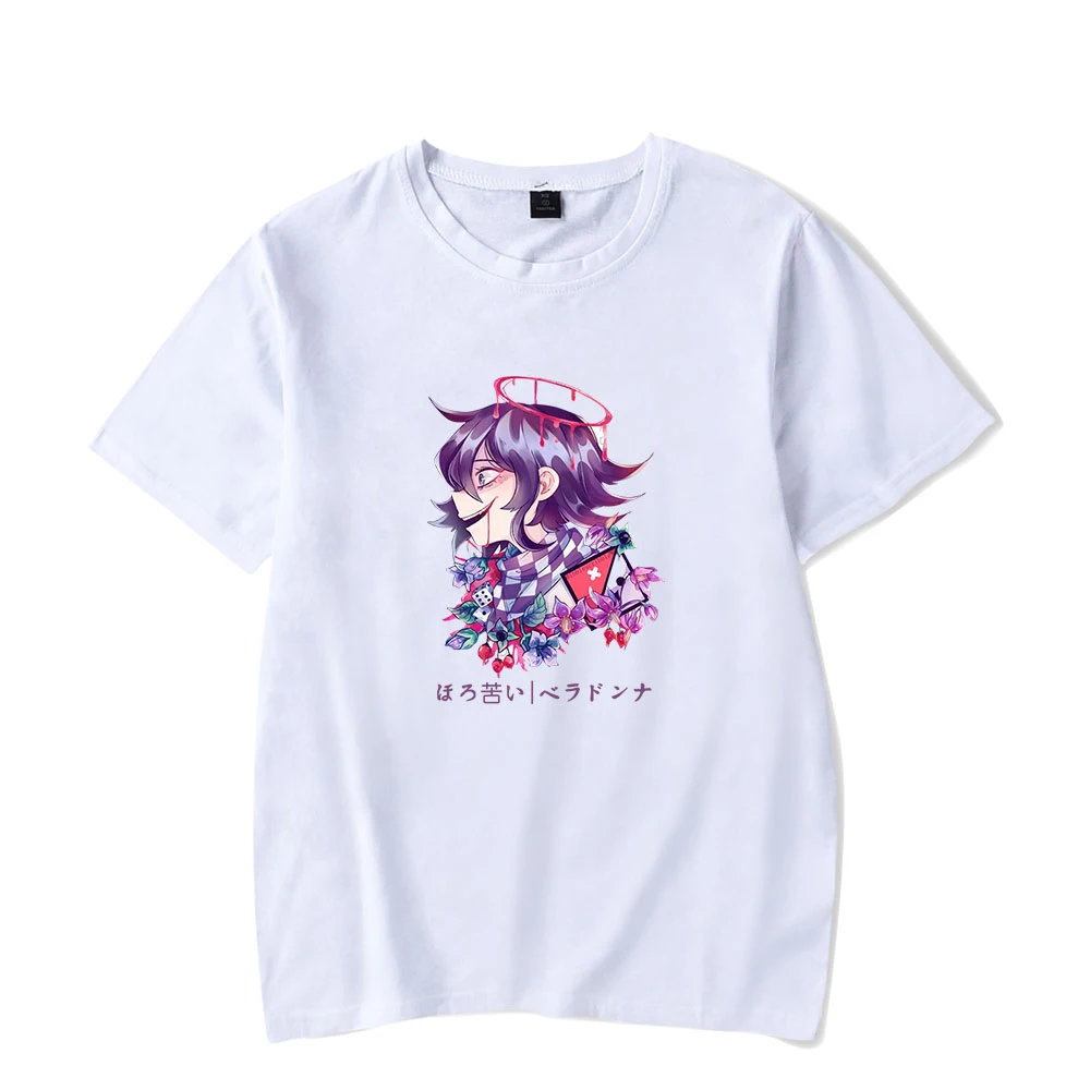 Новинка футболка Kokichi Ouma для мужчин и женщин забавная летняя с коротким рукавом