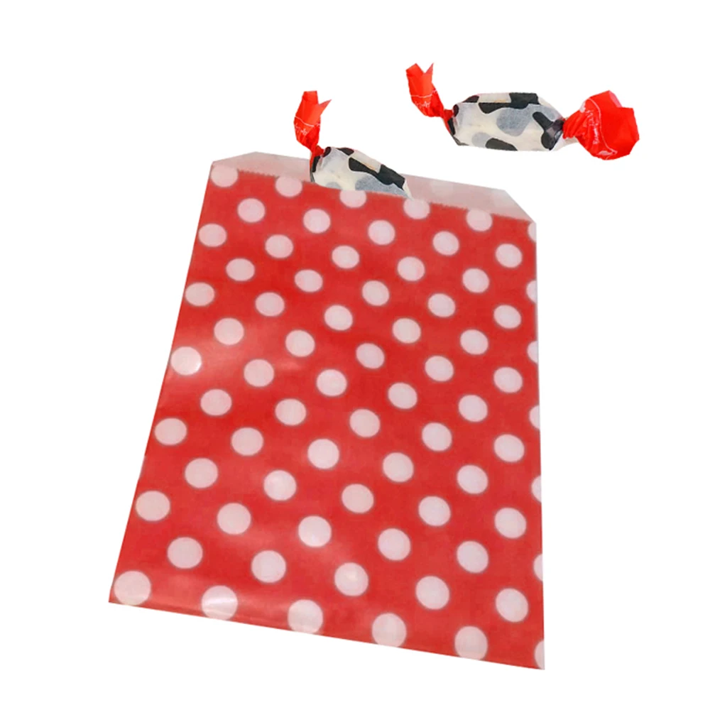 

50pcs New Promotion Paper Bags Colorful Chevron Treat Craft Paper Food Safe Bags Party Favors Best Gift Bags For Guests