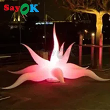 Красочный Светодиодный дорожный формы надувные морские водоросли надувной украшения для вечерние событий сценическая