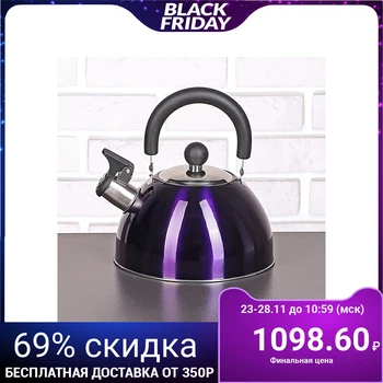 

Whistle kettle 2 l "Cosmo. Shine", color purple