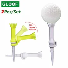 2Pcs/Set Rotatable Training Golf Tee Ball Holder Self Standing Practice Anti-flying Accessories Ball Studs
