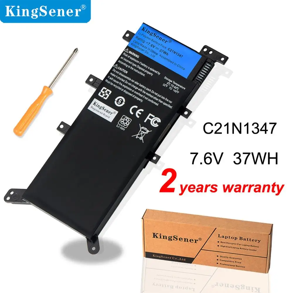 Kingsener C21N1347 Аккумулятор для ноутбука ASUS A555 A555L F554 F554L F555L FL5500L FL5600L F555UA F555U F555UJ F555UF K555D