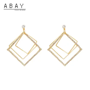 

Fashion Hot Sale Exaggerated Circle Long Earrings Women 2020 New Cool Style Simple Retro Versatile High Quality Girl Ear Pendant