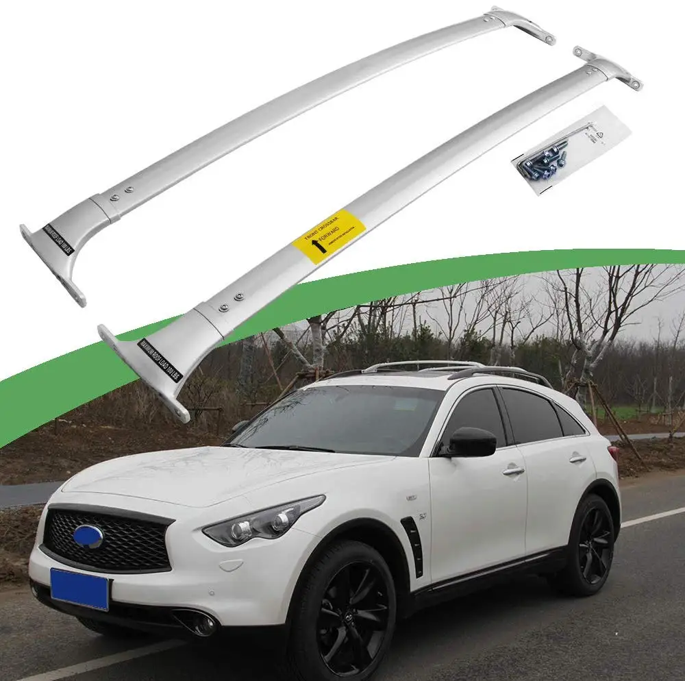 Roof Rack Rail Fit For Infiniti FX 35/37/50 QX70 2011-2018 Luggage Baggage 