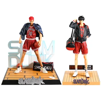 

SLAM DUNK Statue Shohoku Hanamichi Sakuragi/Rukawa Kaede 11 Bust Full-Length Portrait Genius GK Action Figure Toy