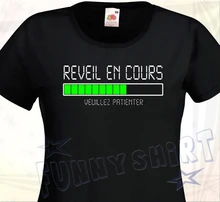 T-SHIRT pour FEMME, humoristique, avec Chargement, Cadeau amusant