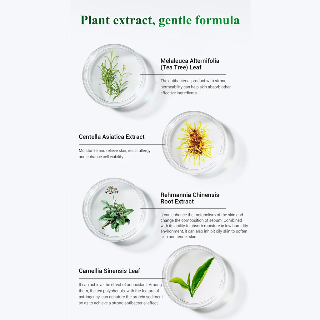 BREYLEE Acne Treatment Face Serum Mask Anti Acne Pimple Scar Remover Moisturizing Whitening Skin Care Facial Essence Cream