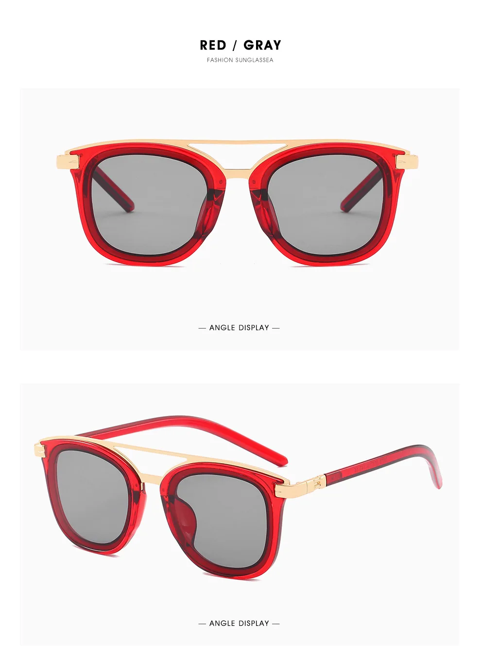 Ретро Солнцезащитные очки женские модные круглые солнцезащитные очки градиентные солнцезащитные очки красные солнцезащитные очки Роскошные брендовые дизайнерские оттенки женские очки