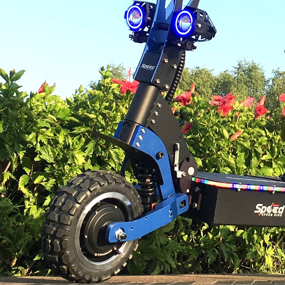 SpeedBike 72V 7000 Вт двойной двигатель электрический скутер с Двойные двигатели привод