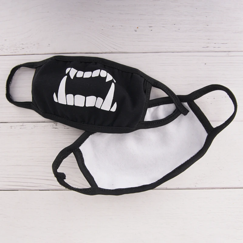 Велосипедная маска для лица 1 шт. черная хлопковая Пылезащитная маска для рта и лица аниме мультфильм Kpop Счастливый медведь Женщины Мужчины муфельные маски со ртом для лица