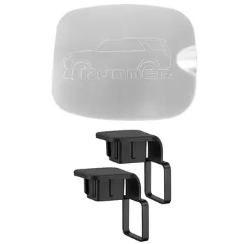 

Car Oil Gas Cap Fuel Tank Cover Trim with 2 Inch AUTO Trailer Hitch Tube Cover,Rubber Trailer Receiver Plug Cap