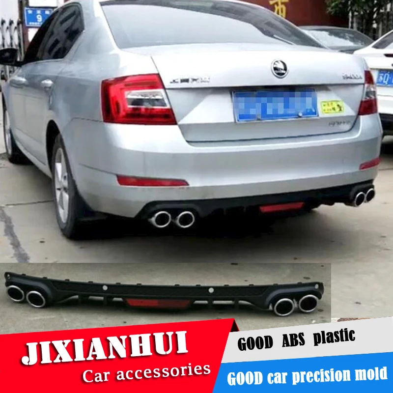 Для SKODA Octavia Body kit спойлер 2015 2017 для ABS задний передний бампер диффузор защитные