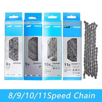 

Shimano Bike chain 8/9/10/11speed HG40 HG50 HG53 HG93 HG54 HG95 CN-4601 HG601 HG701 HG901 mountain road bicycle chains