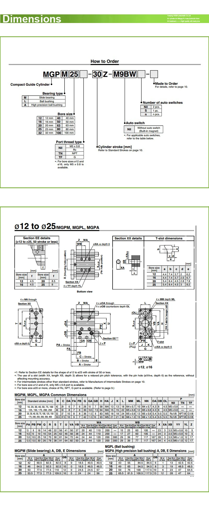 três eixos, mgpm16 * 30, componentes pneumáticos, mgpm16x30