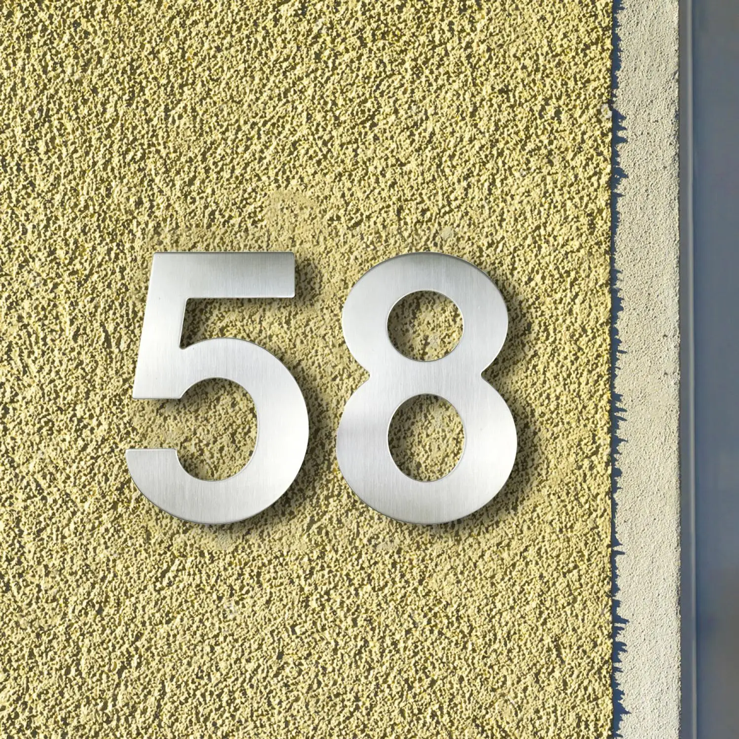 Número de Casa de acero inoxidable, señal de dirección #0-9, Huisnummer,  Exterior, Plata, 8 pulgadas, números de puerta, Casa, Exterior, grande,  20cm - AliExpress