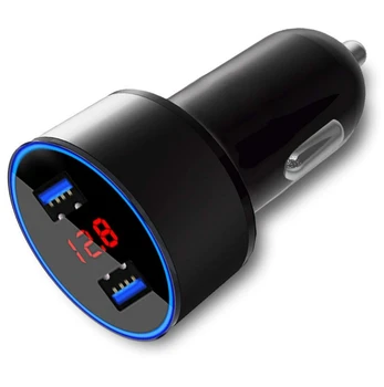 

5V 3.1A Mini Dual 2 Port USB Car Charger Adapter for Smart Mobile Cell Phone quick-acting charging