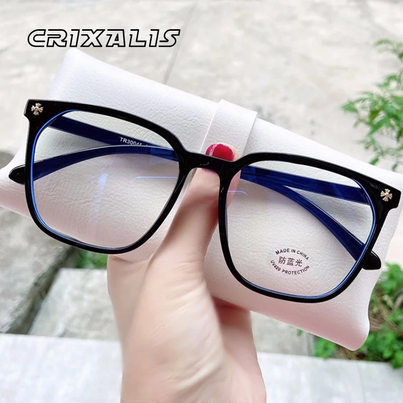 Moda occhiali Anti blocco della luce blu donna 2022 quadrato occhiali finti  montatura da vista uomo Computer occhiali donna UV400 - AliExpress Apparel  Accessories