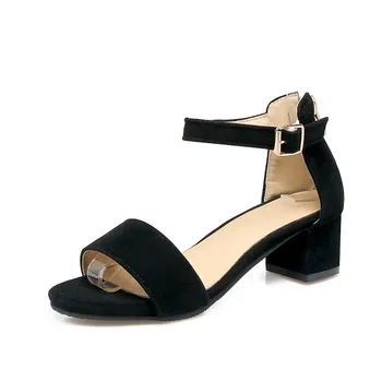 

Big Size Simple sandals high heels sandals women shoes woman summer ladies