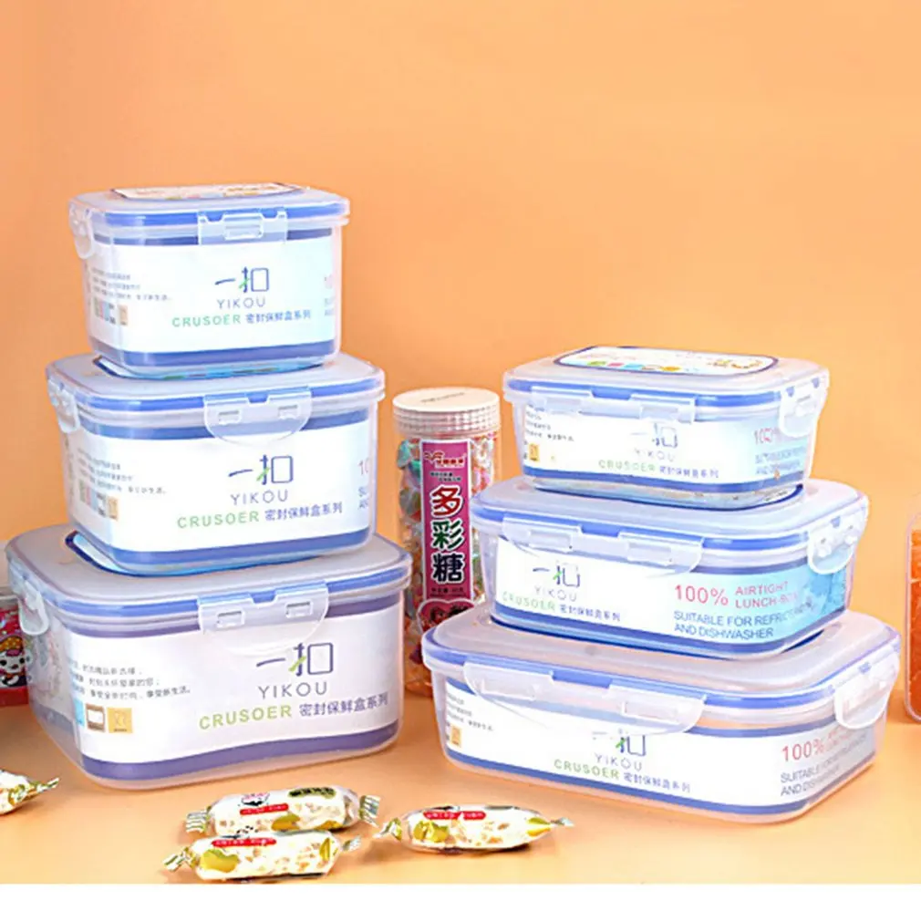 Микроволновая коробка для ланча, независимая решетка для детей, Bento box, контейнер для еды