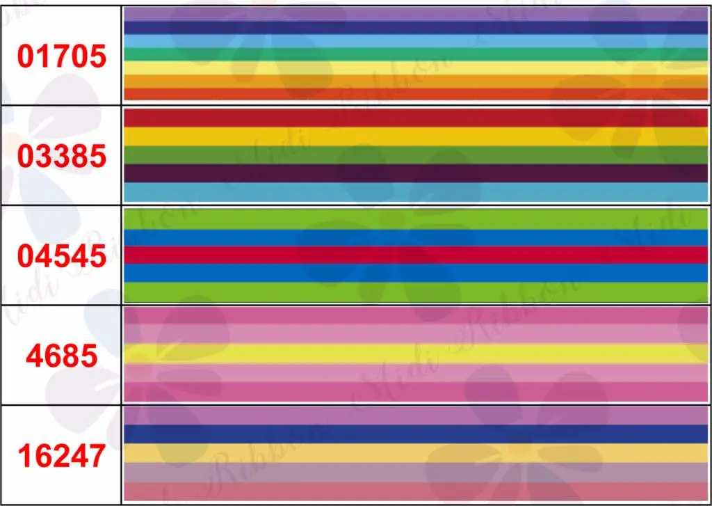 

16mm-75mm Rainbow Horizontal Stripes Printed Grosgrain/Foe Ribbon Geometric DIY Hair Bowknots Birthday Party Decor 50yards/roll
