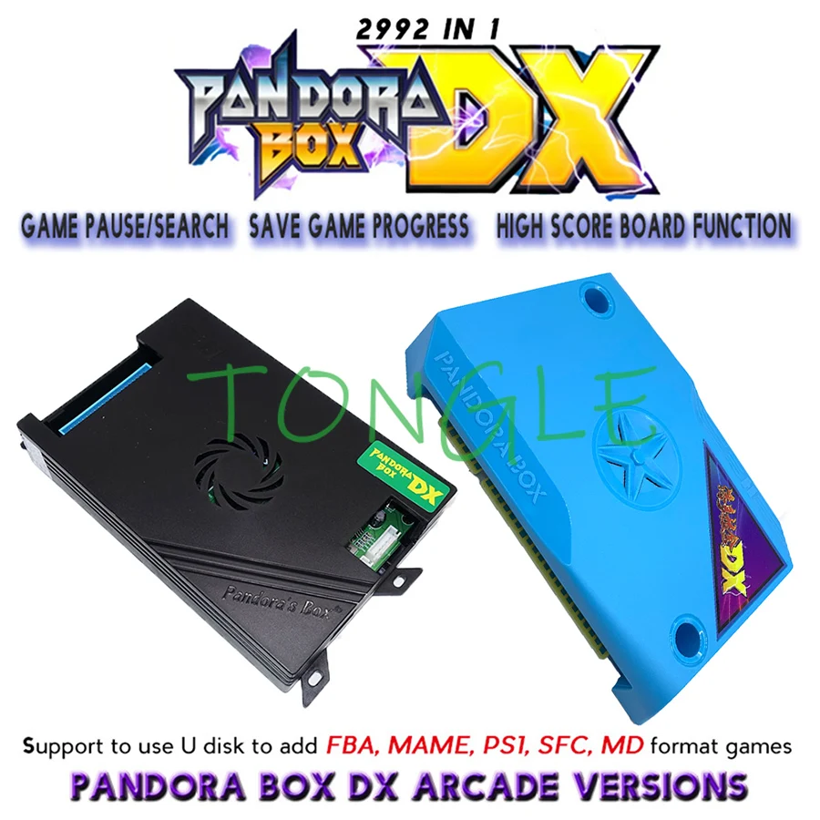 

Arcade Game Board 3D Games Original Pandora DX 3000 In 1 PCB 9D Game Jamma Board Family Game TV Box