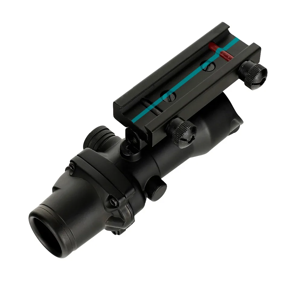 ohhunt 4x32 Hunting RifleScopes Red or Green Glass Etched Reticle Real Fiber Optics Tactical Sights Rifle Scope (6)