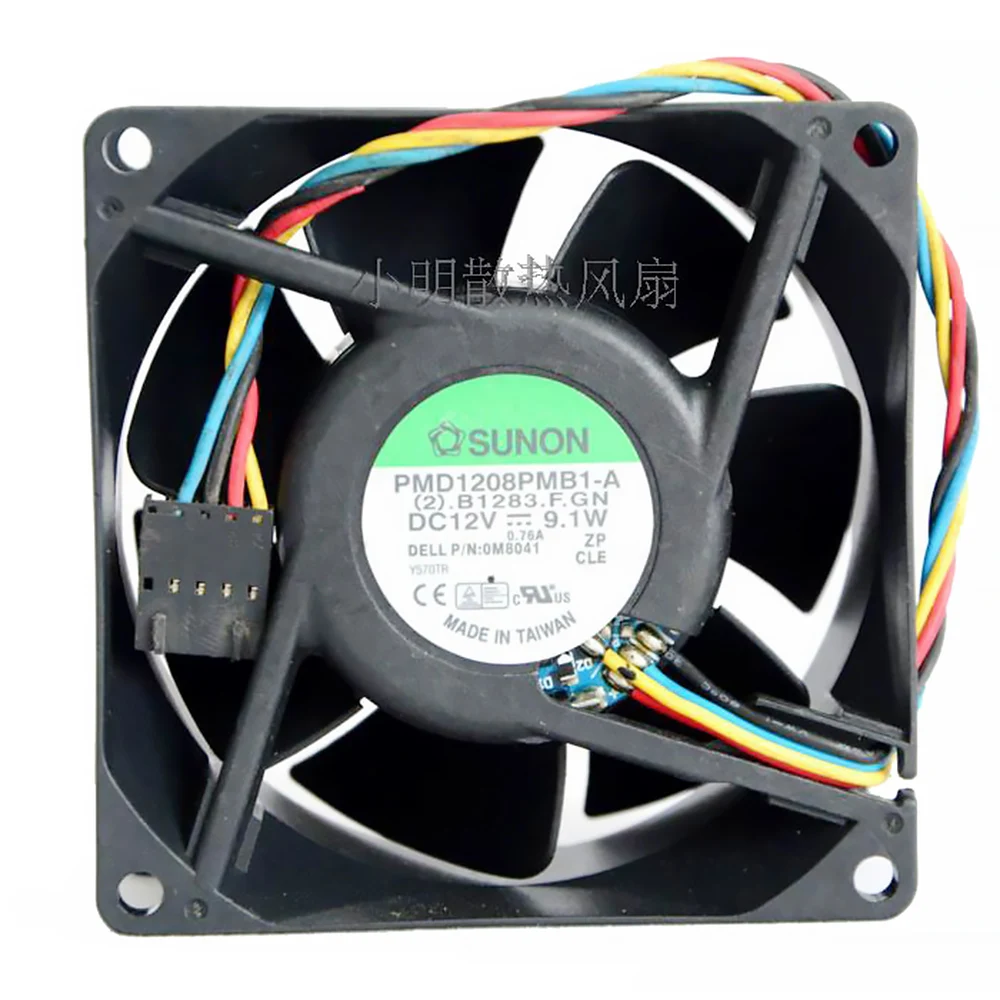 

For SUNON PMD1208PMB1-A Cooling Fan for YW713 80x80x38 DC12V 0.76A 8038 80x80x38mm 8CM