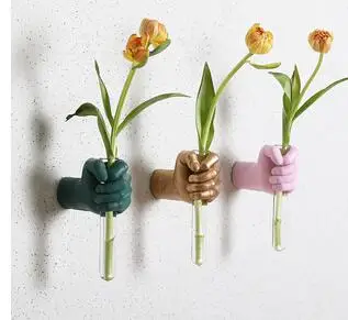 

MODERN MINIMALIST WALL HANGING VASES WALL HANGING IDEAS FLOWER ARRANGEMENT GREEN DILL HYDROPONIC GLASS FLOWER POT DECORATION NEW