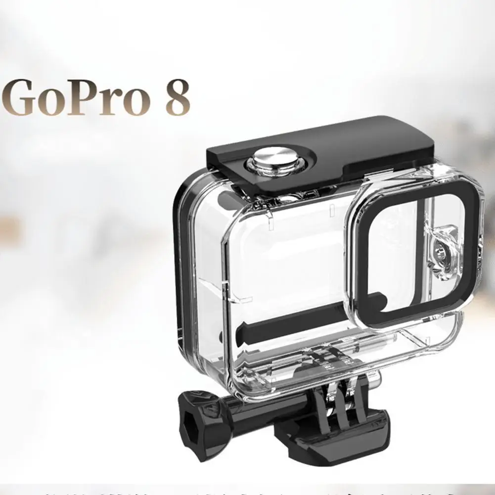 

Waterproof Housings For Gopro Hero 8 7 Black Underwater Mount Accessory For GoPro Case Diving Waterproof Housing Camera Cam V6J2