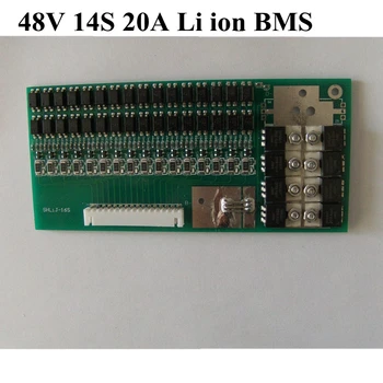 

14S 48V 20A BMS for Lithium Battery Pack 48v Lithium Battery Polymer Modules BMS 20A for Electric Bike Robot Motor