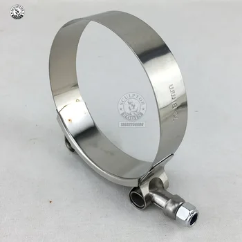 

2" 2.25" 2.5" 3" Inch T Bolt Clamp T Hose Pipe Clamp Stainless Steel T-Bolt Turbo Silcone Hose Clamp 35-103mm T Clamps Clip
