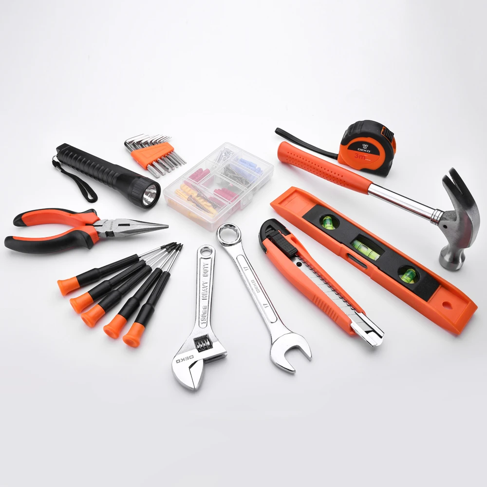DEKO 208 Pcs Professional Car Repair Tool Set Auto Ratchet Spanner Screwdriver Socket Mechanics Tools Kit W/ Blow-Molding Box DEKO 208 Pcs Professional Car Repair Tool Set Auto Ratchet Spanner Screwdriver Socket Mechanics Tools Kit W/ Blow-Molding Box