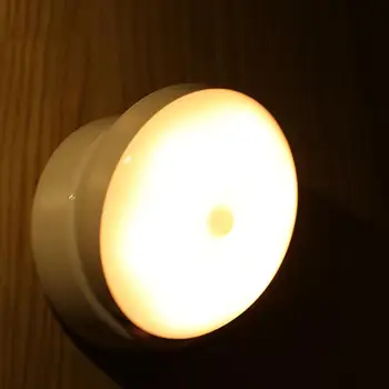 

Corridor Induction Lamp 360 Degree Rotary White / Warm White LED Night Light Human Body Infrared Sensor Aisle Corridor Lamp