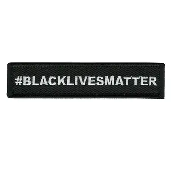 

Black Lives Matter Emblem Embroidery Rectangular Emblem Patch For Outdoors Support Dropshipping And Wholesales