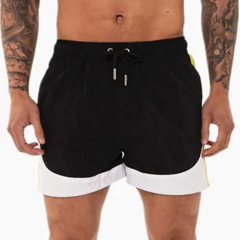 

Men Gyms Fitness Shorts Bodybuilding Joggers Workout Bottoms Male Summer New Quick-drying Thin Beach Casual Patchwork Shorts 3xl