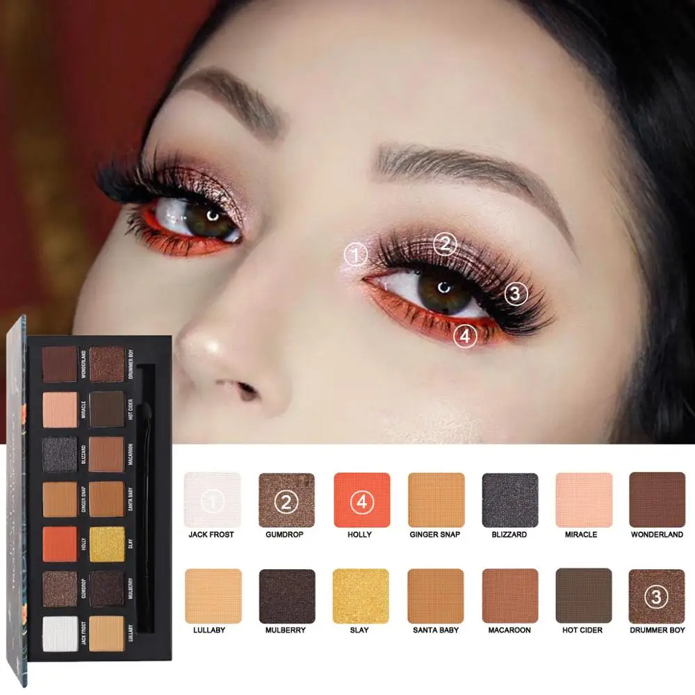 

The New 14-Color Eyeshadow Is Easy To Color And Lasts Without Smudging Eyeshadow Firming Rose Desert Eye Makeup