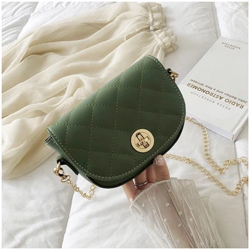 

Diamond Check Leather Small Shoulder Bag Ladies Bag 2020 Fashion Mini Bag Senior Designer Bag Luxury Chain Clutch Bag Cross Bag
