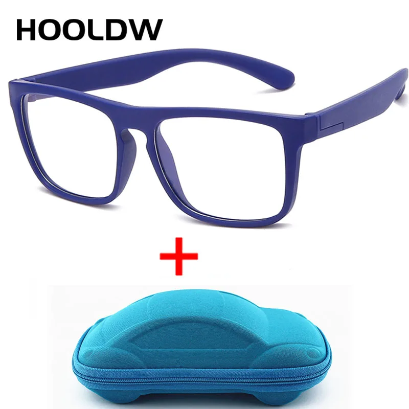 Blue Light Blocking Glasses Kids Glasses Optical Frame Children Boy Girls Square Computer Clear Anti Reflective Eyeglasses UV400 Blue Light Blocking Glasses Optical Glasses Frame