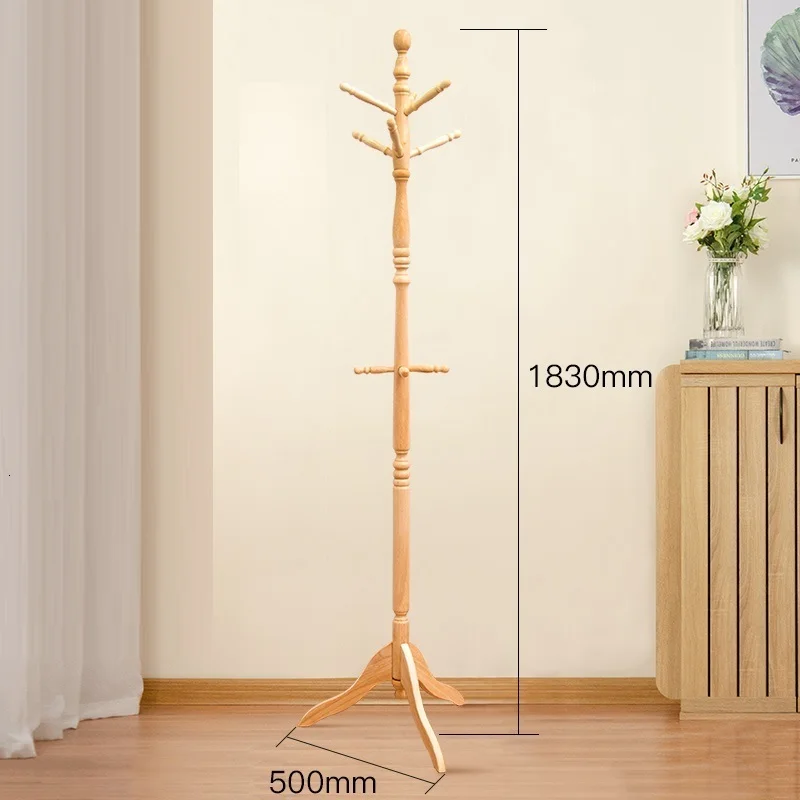 Colgador Ropa De Pie Vintage Percha Wieszaki Na Ubrania Perchero Pared Wood Cabide Cintre Wieszak Coat Rack Clothes Stand - Color: MODEL M