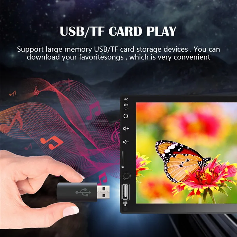  2DIN Car Multimedia Player Android 8.1 7 