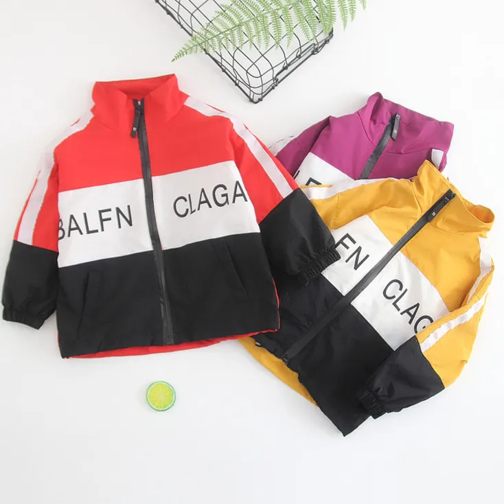 

2019 Spring And Autumn New Style Children Sports Europe And America BOY'S Girls Loose-Fit Mixed Colors Baseball Uniform Baby Cas