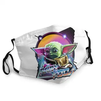

Baby Yoda Reusable Face Mask The Mandalorian Star Wars Dustproof Mask Protection Mask Respirator Mouth Muffle