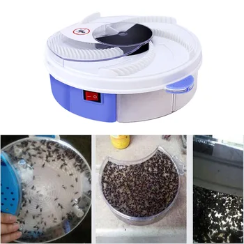 

Electric Flycatcher Automatic Fly Trap Pest Control Catcher Plug Type Mosquito Insect Killer New UD88
