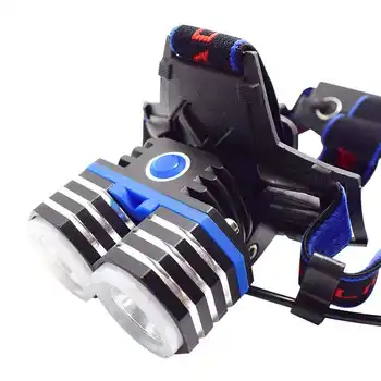 

High Power 2000 Lumen XML-T6 LED Head Torch Lamp Rechargeable Headlamp Forehead Flashlight 18650 Waterproof Headlight