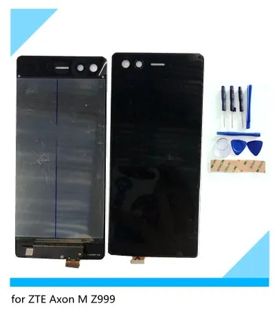 Сенсорный ЖК-экран с цифровым преобразователем для ZTE Z999 запасной черный экран 5 2