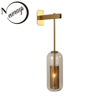 

Net Shade E14 LED Wall Lamp Aisle Corridor Wall Light Personality Metal Retro for Kitchen Living Room Bedroom Bedside Restaurant